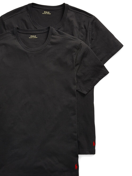 Polo Ralph Lauren Polo Ralph Lauren Set 2 majice Core Replen 714835960001 Crna Slim Fit