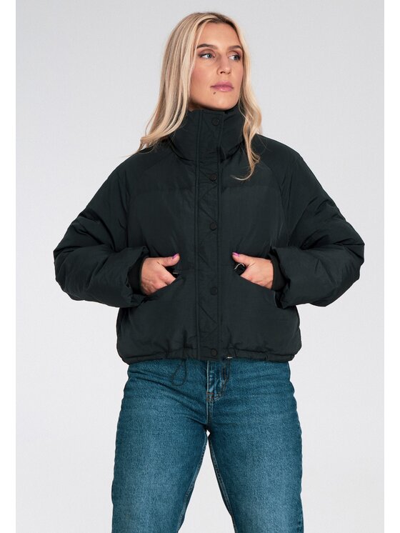 FIGL FIGL Vatovaná bunda M1227 Černá Regular Fit