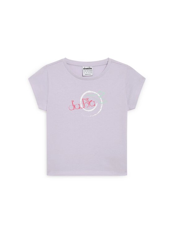 Diadora Diadora T-Shirt DIADORA JG. T-SHIRT SS GRAFFITI Fioletowy Regular Fit