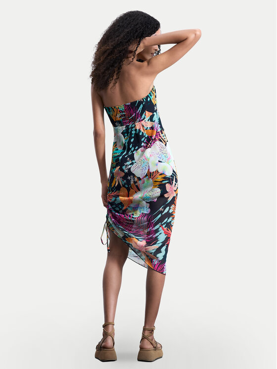 Desigual Desigual Rochie de vară Daikiri Flash 26SWVW65 Colorat Regular Fit