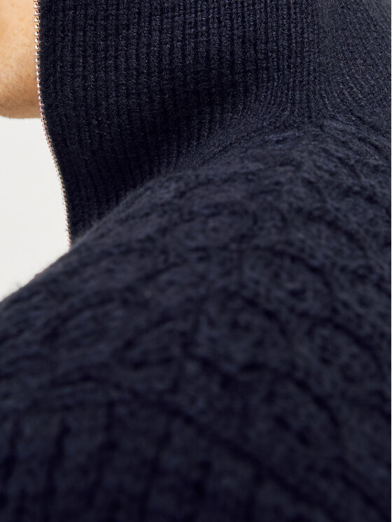 Jack & Jones Jack & Jones Sweter Blunorth 12261780 Granatowy Regular Fit