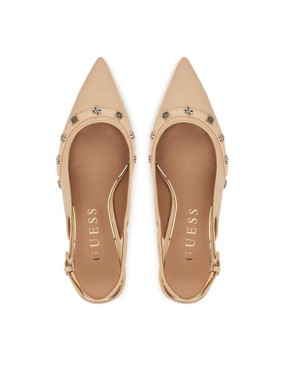 Guess Guess Czółenka FLPYAN LEA05 Beżowy
