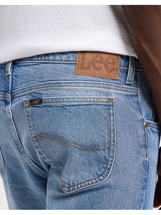 Lee Lee Jeansy Rider Niebieski Slim Fit