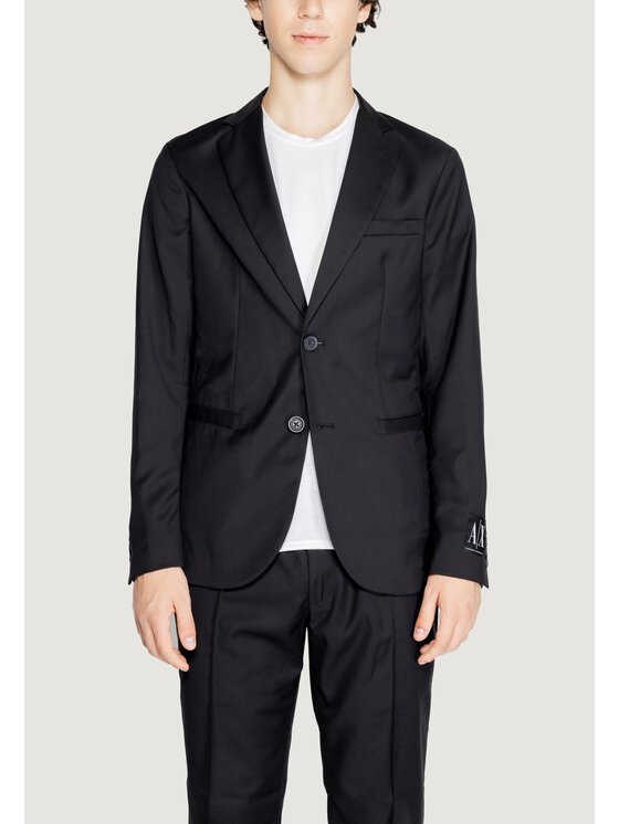 Armani Exchange Armani Exchange Marynarka 8NZGP2 ZNPMZ Czarny Blazer Fit