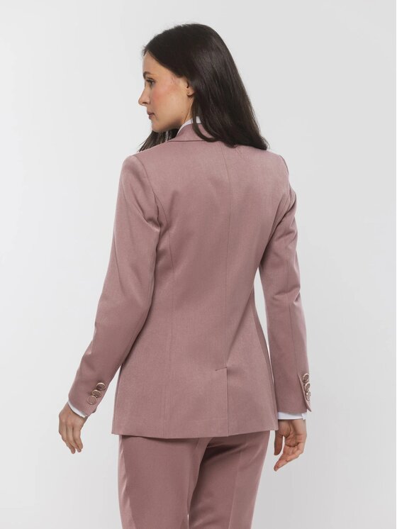 Willsoor Willsoor Marynarka 68236 Brązowy Slim Fit