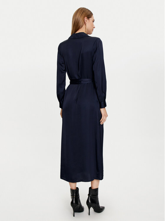 Haveone Haveone Rochie tip cămașă AWG-M017 Bleumarin Regular Fit