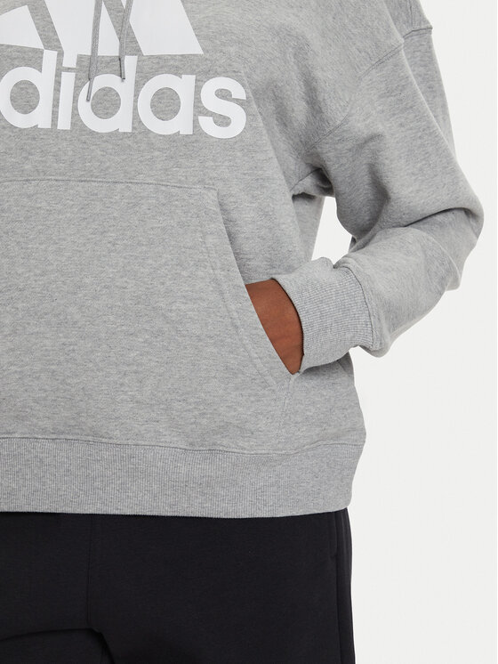 adidas adidas Felpa Essentials Big Logo IC9865 Grigio Loose Fit