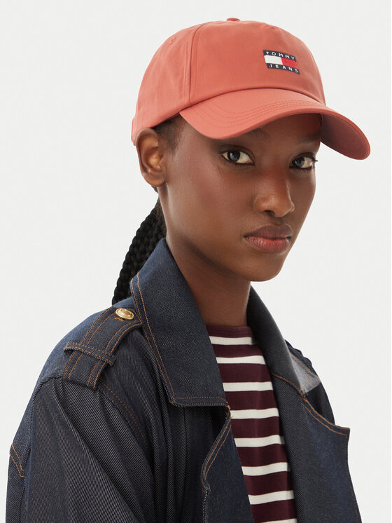 Tommy Jeans Tommy Jeans Cappellino Tjw Heritage Core 5 Panel Cap AW0AW16991 Corallo