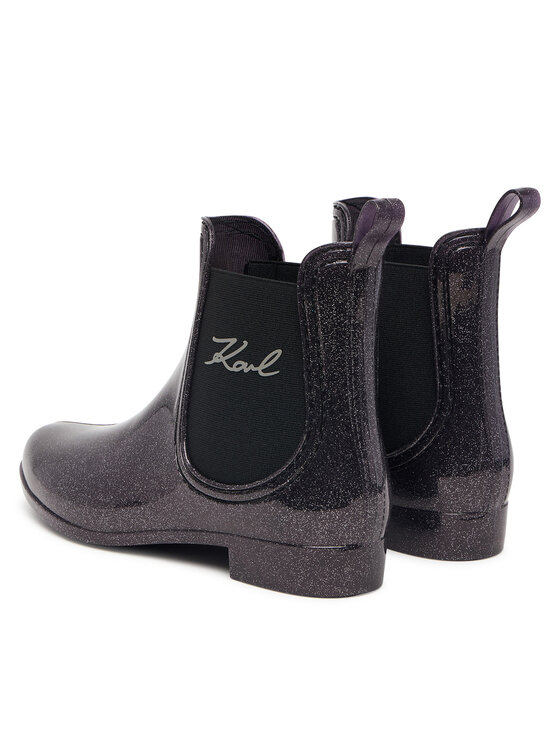 KARL LAGERFELD KARL LAGERFELD Гумени ботуши KL94775S Виолетов