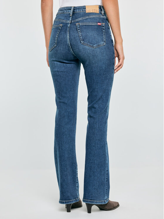 BIG STAR BIG STAR Jeansy CHIARA Niebieski Flare Fit