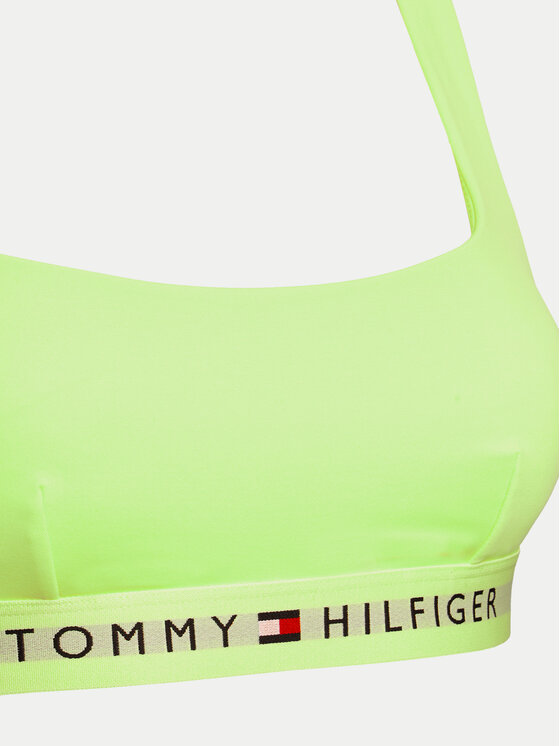 Tommy Hilfiger Tommy Hilfiger Gornji dio kupaćeg kostima UW0UW04108 Zelena