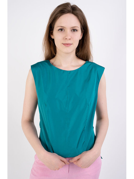 PINKO PINKO Top Ramones 1 Tyrkysová Regular Fit