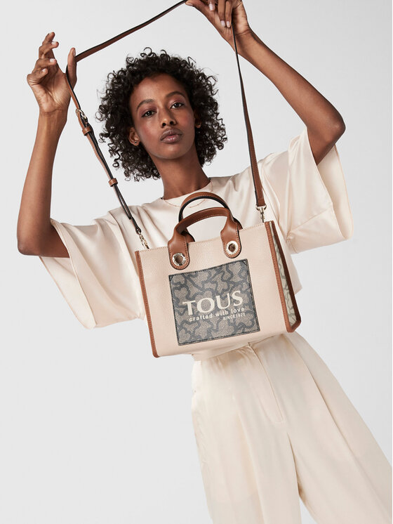 TOUS TOUS Táska Shopper M.Amaya K Icon 2001660343 Bézs
