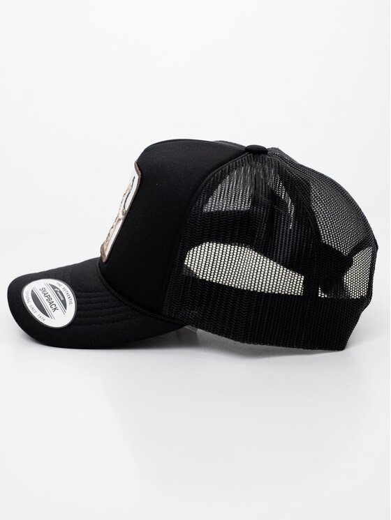 MyStars MyStars Czapka z daszkiem Czapka Z Daszkiem Trucker Czarna z Wilkiem MyStars Wolf 2.0 uni Czarny