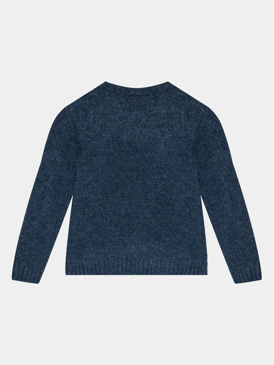 OVS OVS Sweter 1895314 Granatowy Regular Fit
