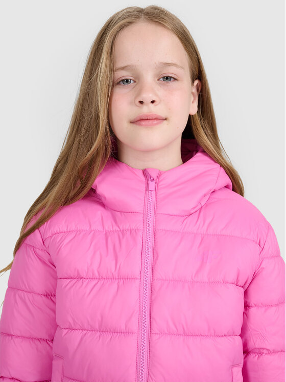 4F 4F Kurtka puchowa OUTERWEAR Różowy Regular Fit