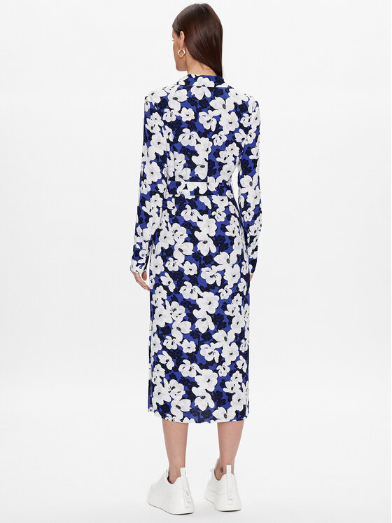 United Colors Of Benetton United Colors Of Benetton Hemdkleid 43UEDV02X Dunkelblau Regular Fit