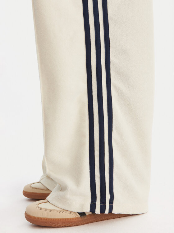 adidas adidas Melegítő alsó Terry Towel Firebird KQ6663 Ekru Loose Fit