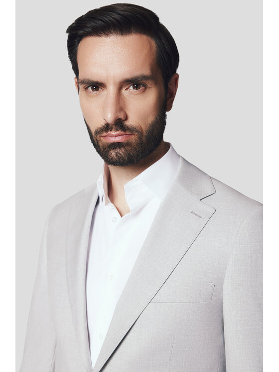 Lancerto Lancerto Garnitur Raleigh GA073125000007 Szary Slim Fit