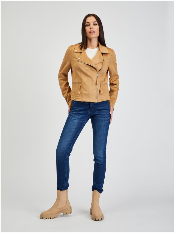 Orsay Orsay Parka 845022085000__36 Brązowy Regular Fit