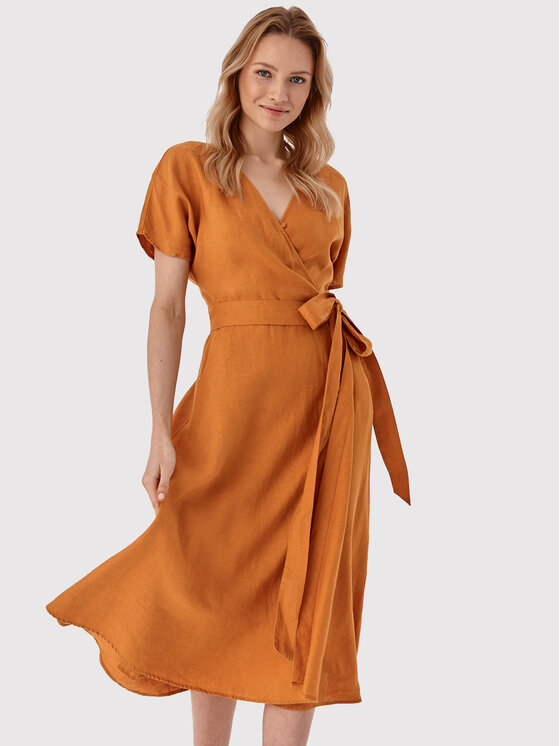 TATUUM Tatuum Každodenné šaty Zerwina T2208.416 Oranžová Oversize