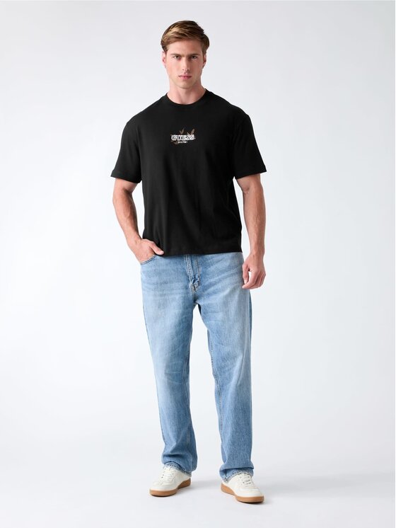 Guess Guess T-Shirt 183565 Černá Classic Fit