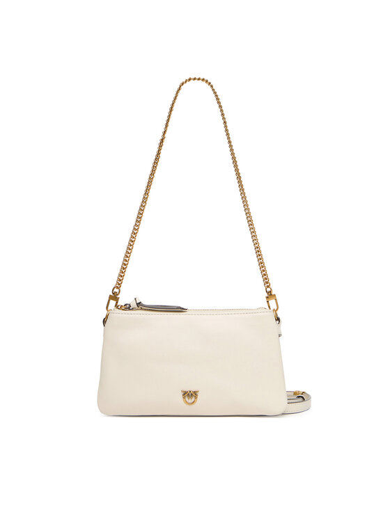 PINKO PINKO Kabelka Double Mini Al 25-26 PLTT 105359 A0QO Bílá