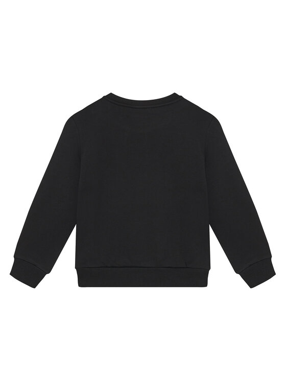 Balmain Balmain Majica dugih rukava BV4B10-Z0081 Crna Regular Fit