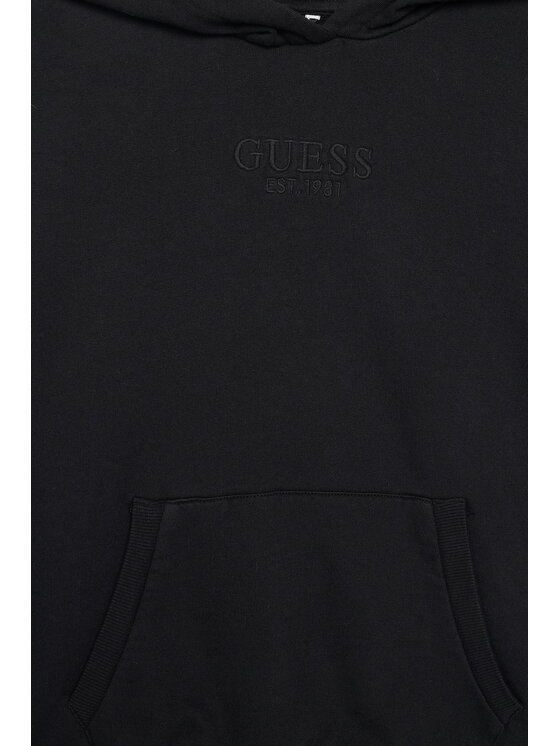 Guess Guess Μπλούζα L5YQ25 KAV34 Μαύρο Oversize