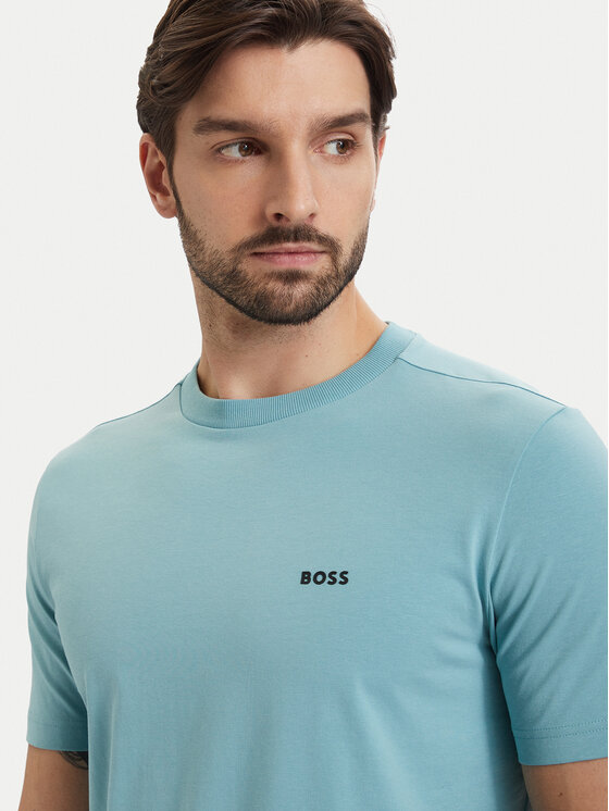 BOSS BOSS T-krekls Tee 50506373 Tirkīzs Regular Fit