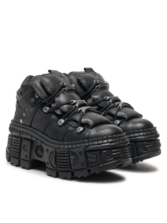 NEW ROCK NEW ROCK Sneakersy M-WALL106-S12 Čierna