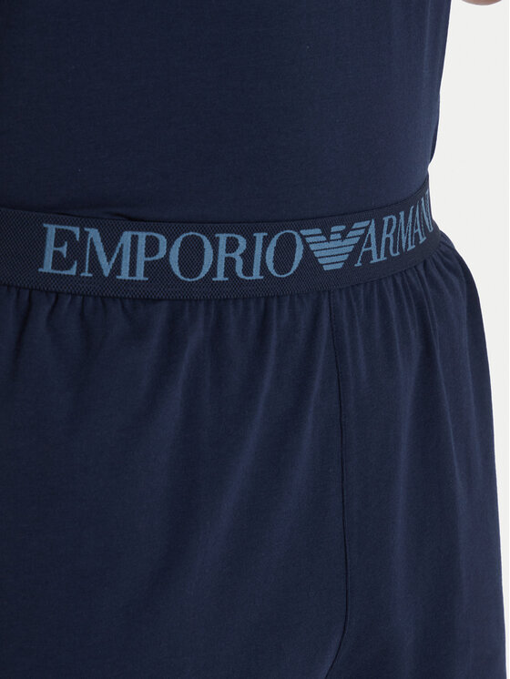 Emporio Armani Underwear Emporio Armani Underwear Piżama EM000400 AF18881 MB143 Granatowy Regular Fit