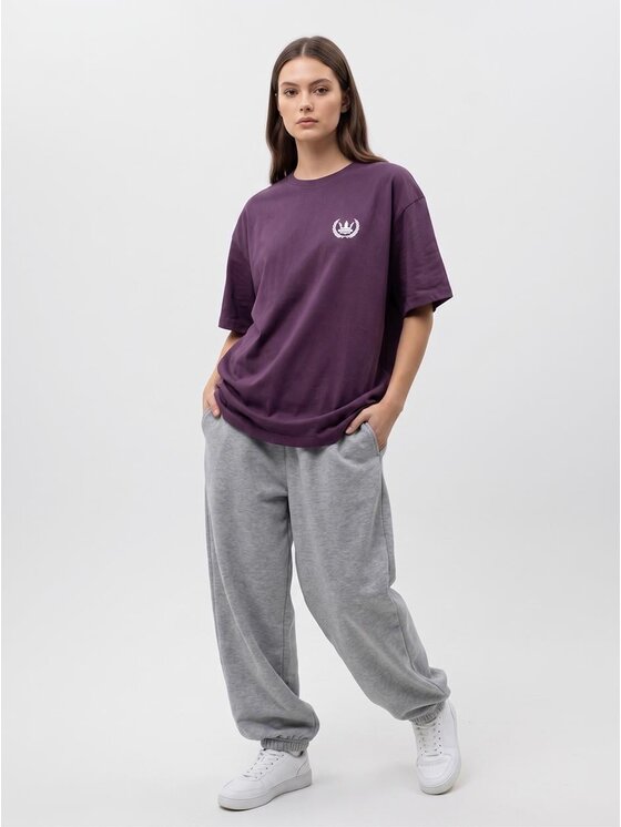Jigga Wear Jigga Wear T-Shirt 132159 Fioletowy Oversize