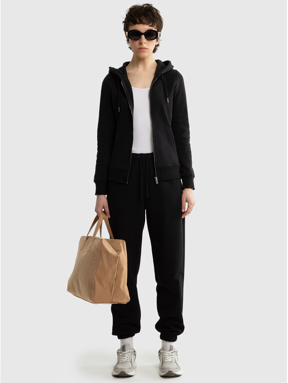 BIG STAR BIG STAR Bluza LAURISANA Czarny Slim Fit
