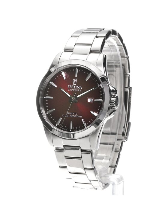 Festina Festina Zegarek F20024-7 Srebrny