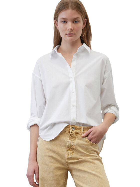 Camicia 302092142071 Bianco Relaxed Fit