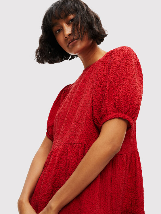 Desigual Desigual Kleid für den Alltag Luna 22WWVW73 Rot Regular Fit