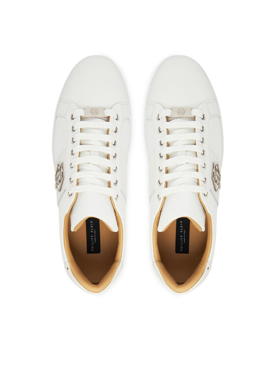 PHILIPP PLEIN PHILIPP PLEIN Sneakersy PAES USC0768 PLE005N01 Biela