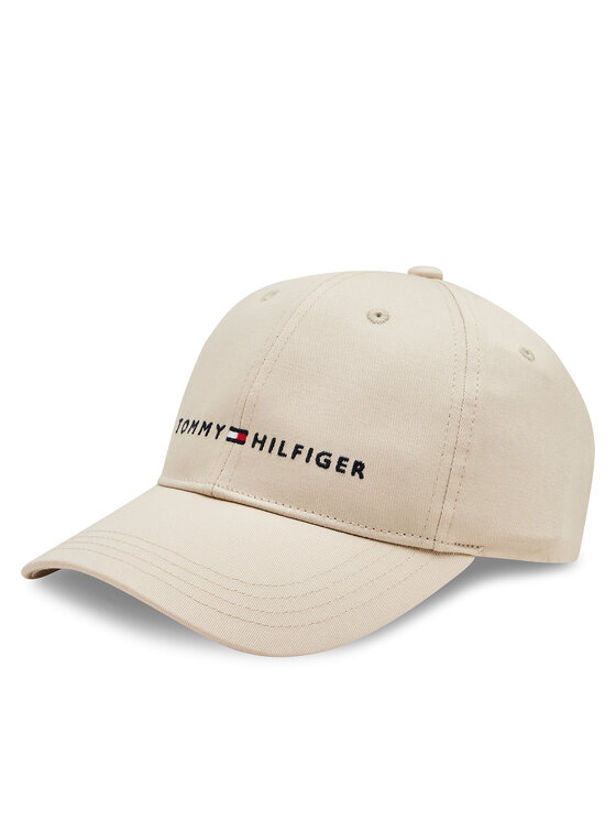 Tommy Hilfiger Kapa S šiltom Essential Cap AU0AU01667 Bež