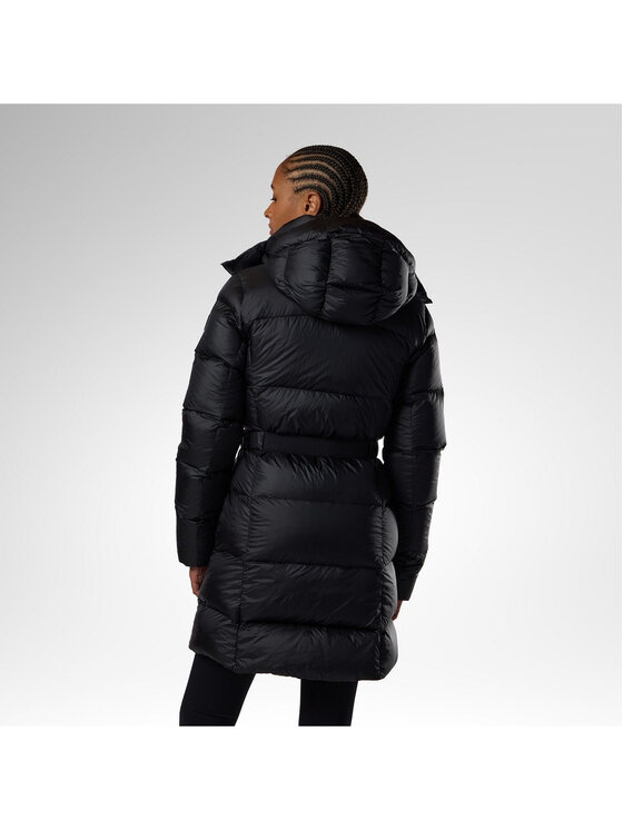 Rossignol Rossignol Płaszcz zimowy W Abel Belted Down Parka Czarny Slim Fit