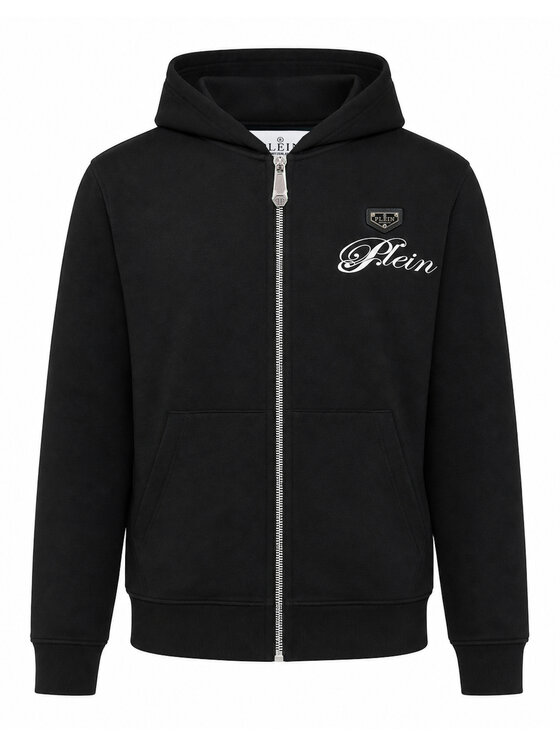 PHILIPP PLEIN PHILIPP PLEIN Mikina 31705 Čierna Athletic Fit