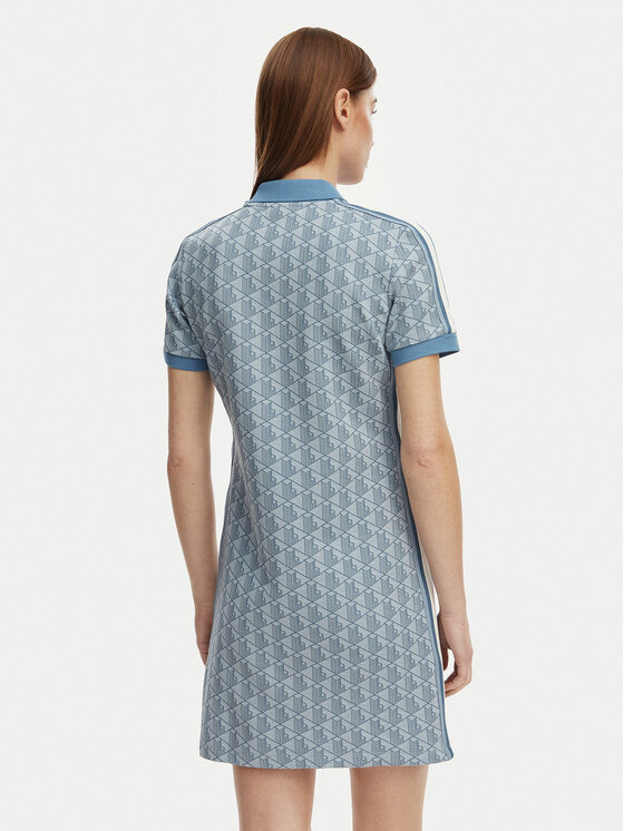 Lacoste Lacoste Kleid für den Alltag EF2655 Hellblau Slim Fit