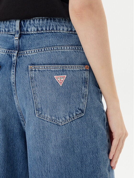 Guess Guess Blugi W5YA2G D5QKB Albastru Wide Leg