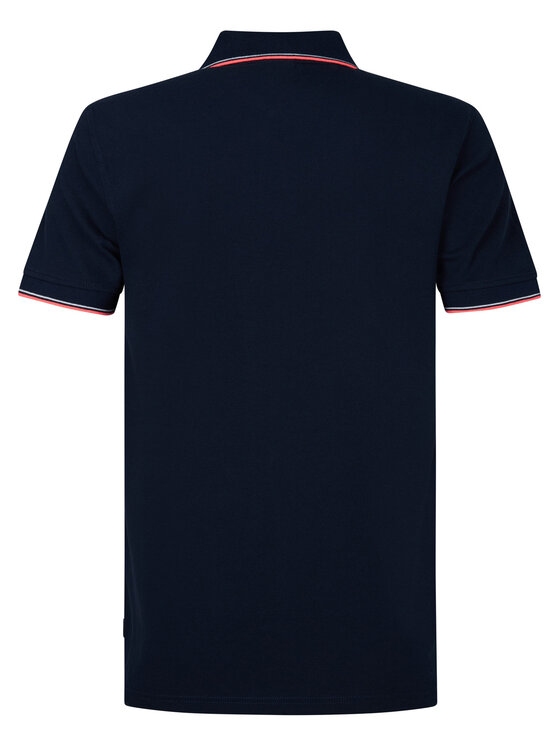 Petrol Industries Petrol Industries Polo M-ROS-POL003 Granatowy Regular Fit