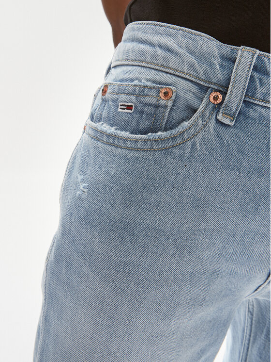 Tommy Jeans Tommy Jeans Jeans hlače Maddie DW0DW17609 Modra Straight Fit