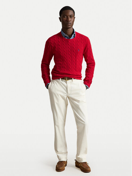 Polo Ralph Lauren Polo Ralph Lauren Sweter 710876762006 Czerwony Regular Fit