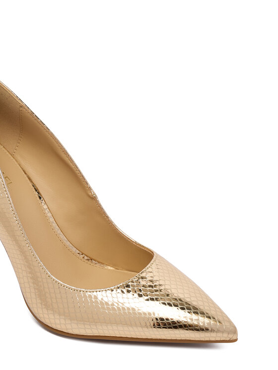 MICHAEL Michael Kors MICHAEL Michael Kors Lodičky Alina Flex High Pump 40R4HNHP1M Zlatá