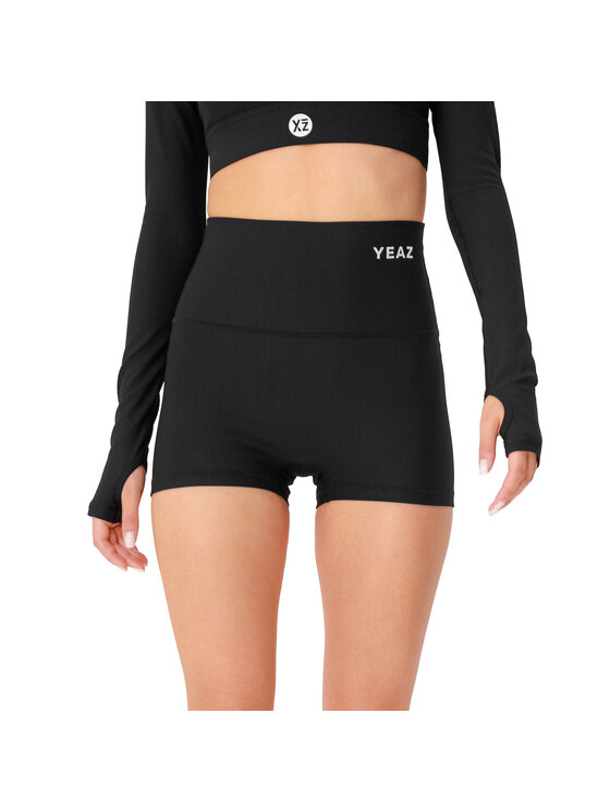 Yeaz Yeaz Szorty sportowe CLUB LEVEL Sportshorts Czarny Slim Fit