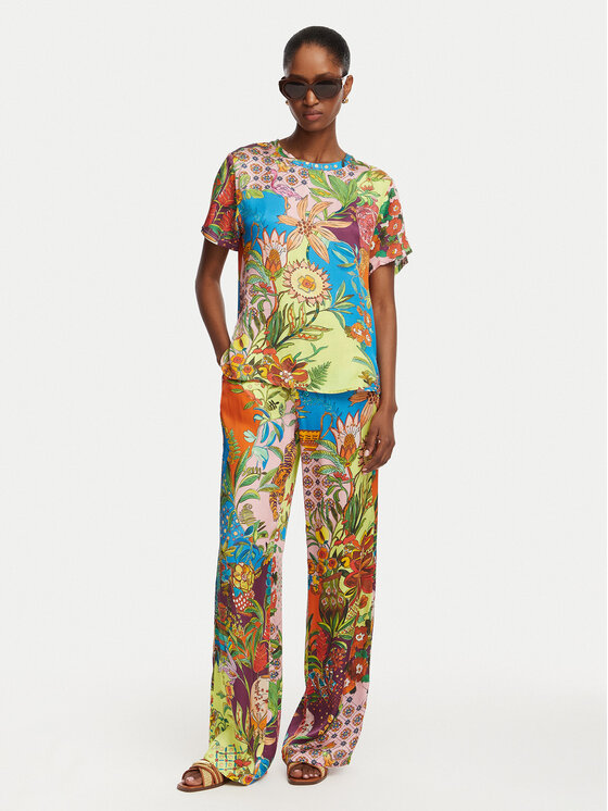 Liu Jo Liu Jo Pantaloni di tessuto WA6484 T473A Multicolore Relaxed Fit