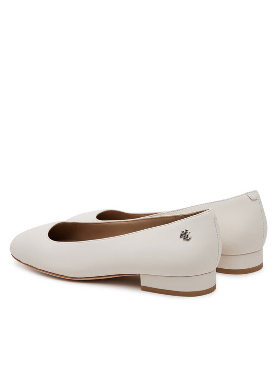 LAUREN RALPH LAUREN LAUREN RALPH LAUREN Baleriny Emellie 802970534003 Biały